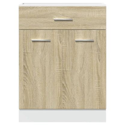 Onderkast met lade 60x46x81,5 cm spaanplaat sonoma eikenkleurig