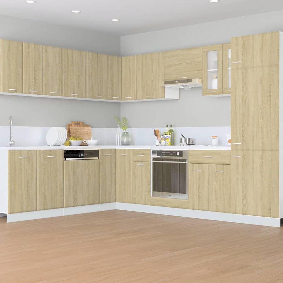 Hangkast 60x31x60 cm bewerkt hout sonoma eikenkleurig