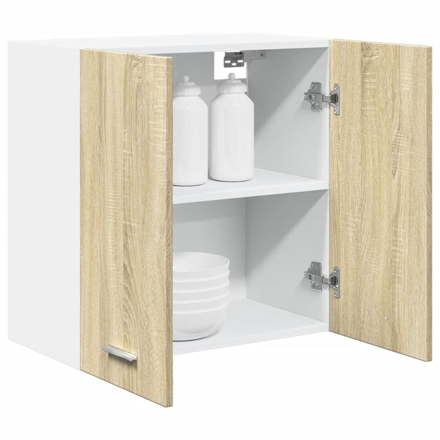 Hangkast 60x31x60 cm bewerkt hout sonoma eikenkleurig