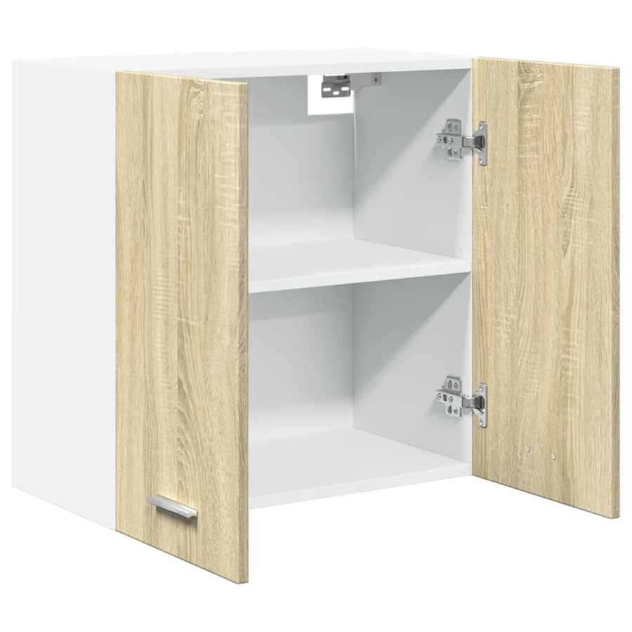 Hangkast 60x31x60 cm bewerkt hout sonoma eikenkleurig