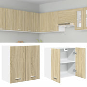 Bovenkast 60x31x60 cm bewerkt hout sonoma eiken