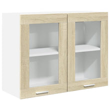 Hangkast 80x31x60 cm spaanplaat sonoma eikenkleurig