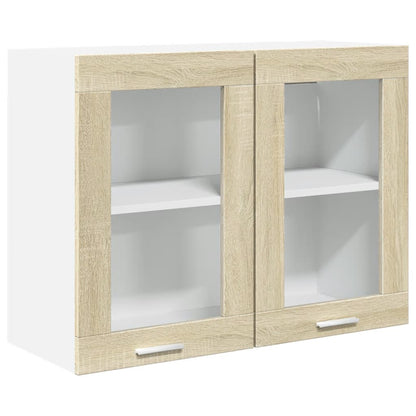 Hangkast 80x31x60 cm spaanplaat sonoma eikenkleurig