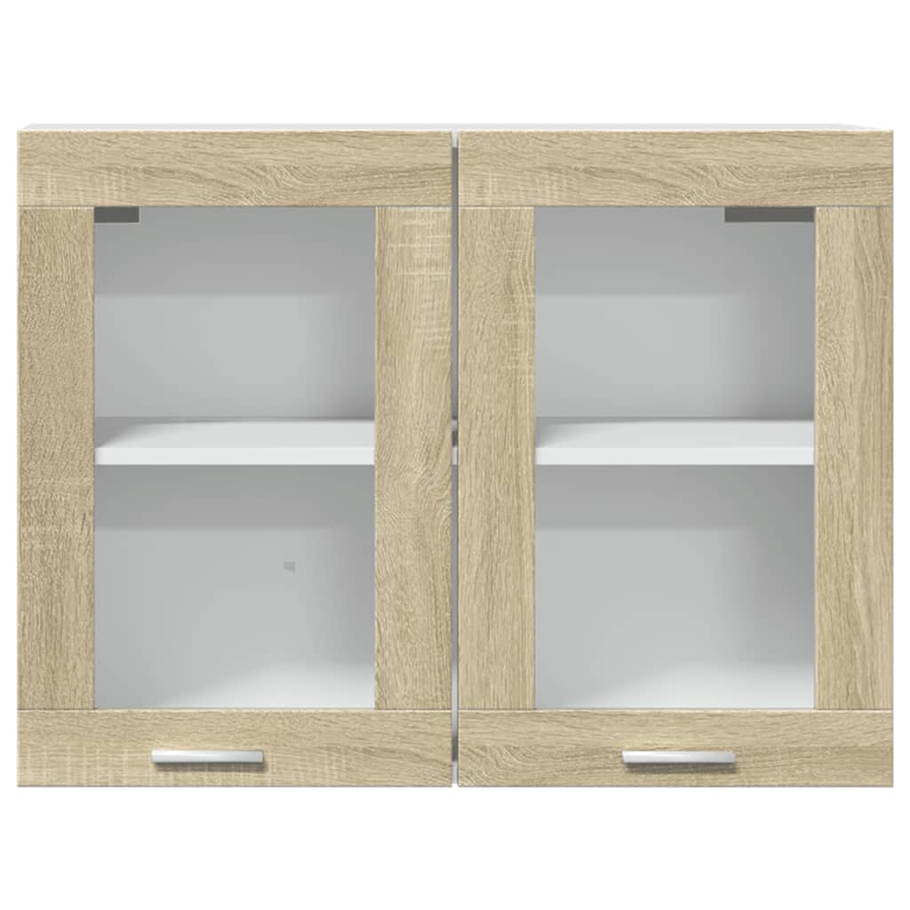 Hangkast 80x31x60 cm spaanplaat sonoma eikenkleurig