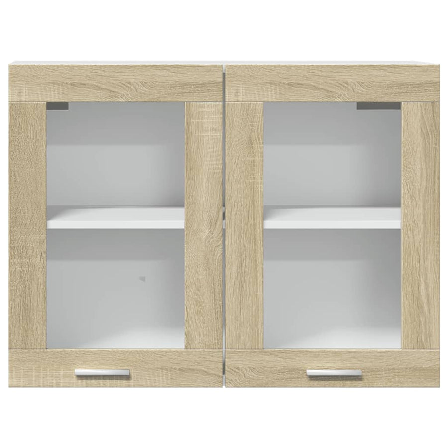 Hangkast 80x31x60 cm spaanplaat sonoma eikenkleurig