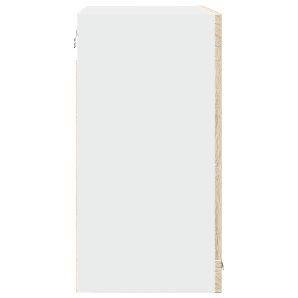 Hangkast 80x31x60 cm spaanplaat sonoma eikenkleurig