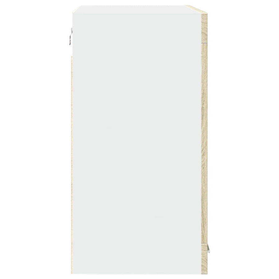 Hangkast 80x31x60 cm spaanplaat sonoma eikenkleurig