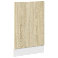 Frontpaneel vaatwasser Lyon 45x3x67 cm bewerkt hout sonoma eiken