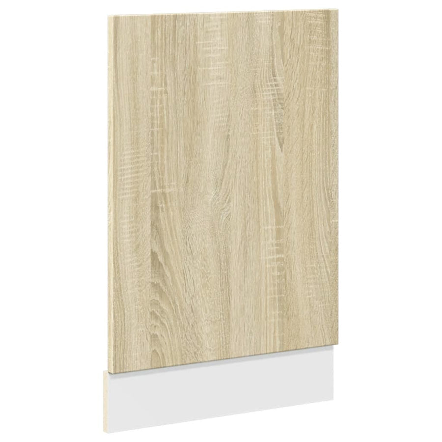 Frontpaneel vaatwasser Lyon 45x3x67 cm bewerkt hout sonoma eiken