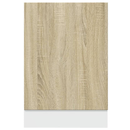 Frontpaneel vaatwasser Lyon 45x3x67 cm bewerkt hout sonoma eiken
