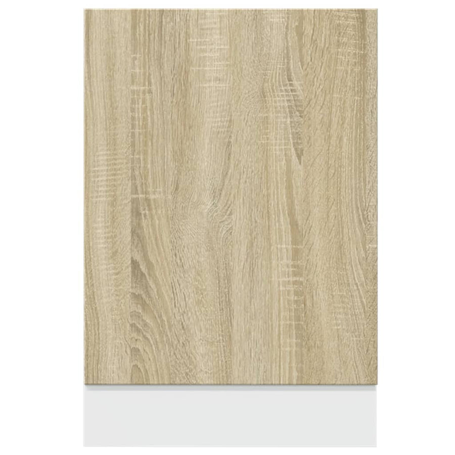 Frontpaneel vaatwasser Lyon 45x3x67 cm bewerkt hout sonoma eiken
