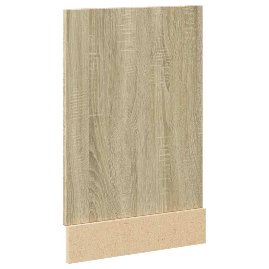 Frontpaneel vaatwasser Lyon 45x3x67 cm bewerkt hout sonoma eiken