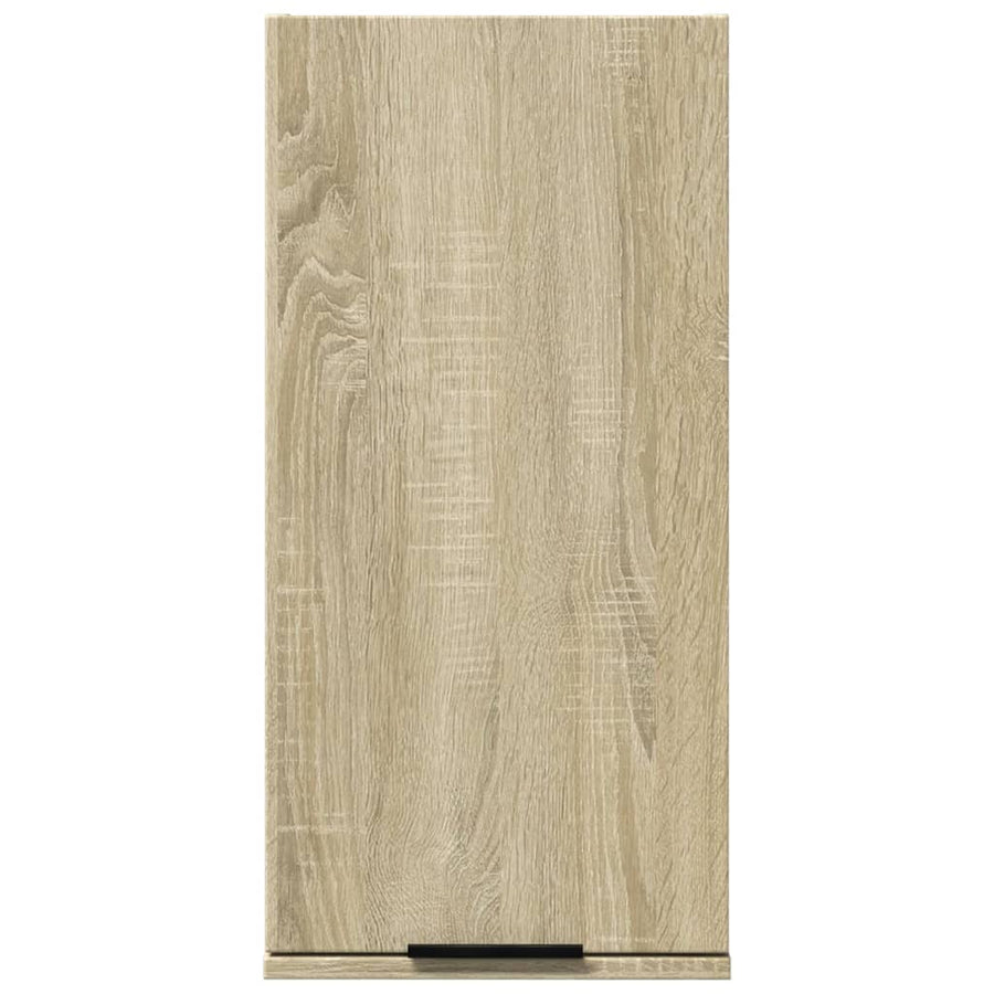 Badkamerkast wandgemonteerd 32x20x67 cm sonoma eikenkleurig
