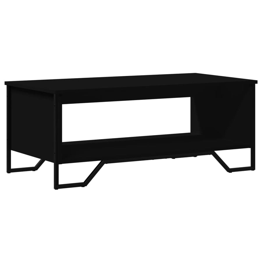 Salontafel 100x51x40 cm bewerkt hout zwart