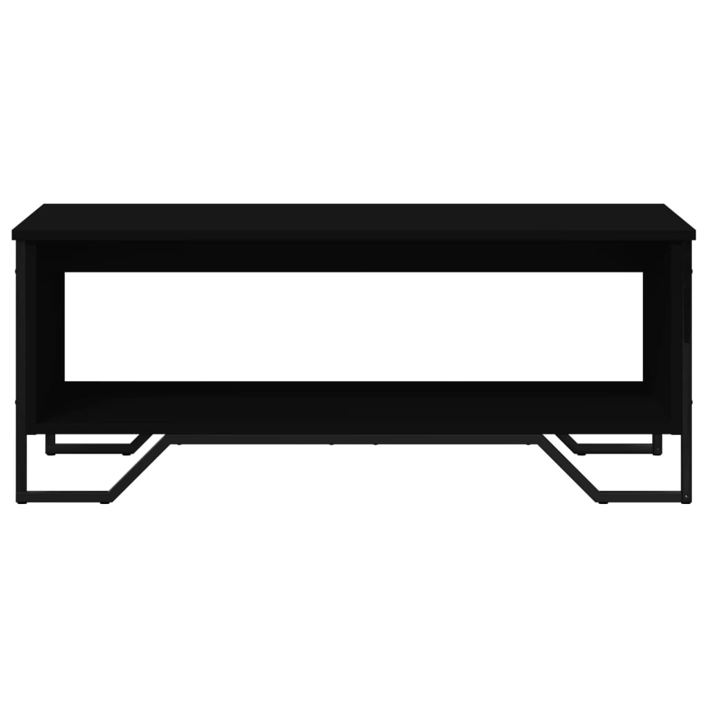 Salontafel 100x51x40 cm bewerkt hout zwart