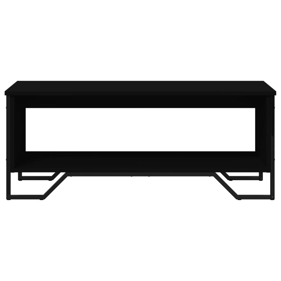 Salontafel 100x51x40 cm bewerkt hout zwart