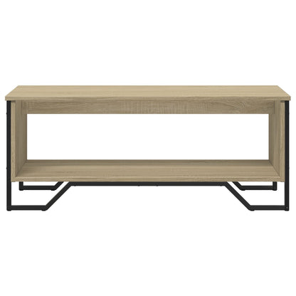 Salontafel 100x51x40 cm bewerkt hout sonoma eikenkleurig