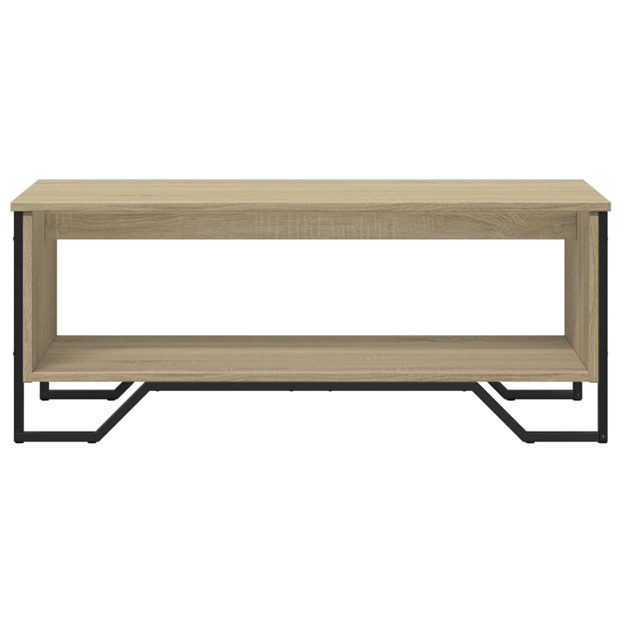 Salontafel 100x51x40 cm bewerkt hout sonoma eikenkleurig