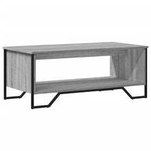 Salontafel 100x51x40 cm bewerkt hout grijs sonoma