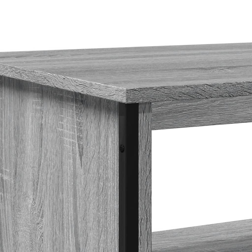 Salontafel 100x51x40 cm bewerkt hout grijs sonoma