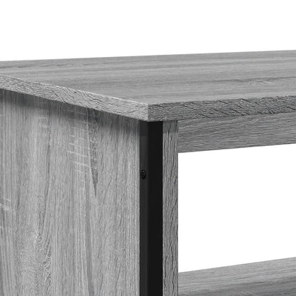 Salontafel 100x51x40 cm bewerkt hout grijs sonoma