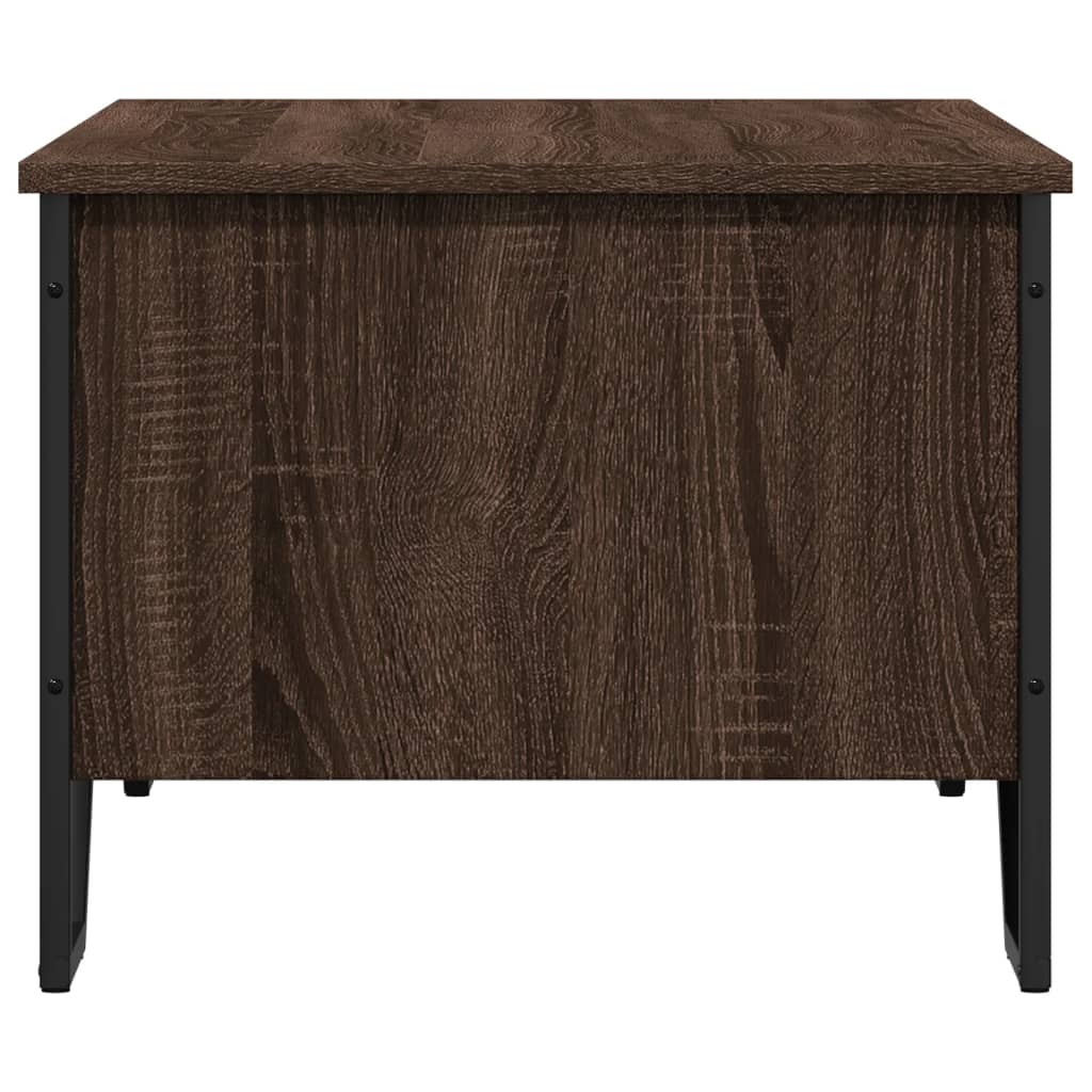 Salontafel 100x51x40 cm bewerkt hout bruin eikenkleur