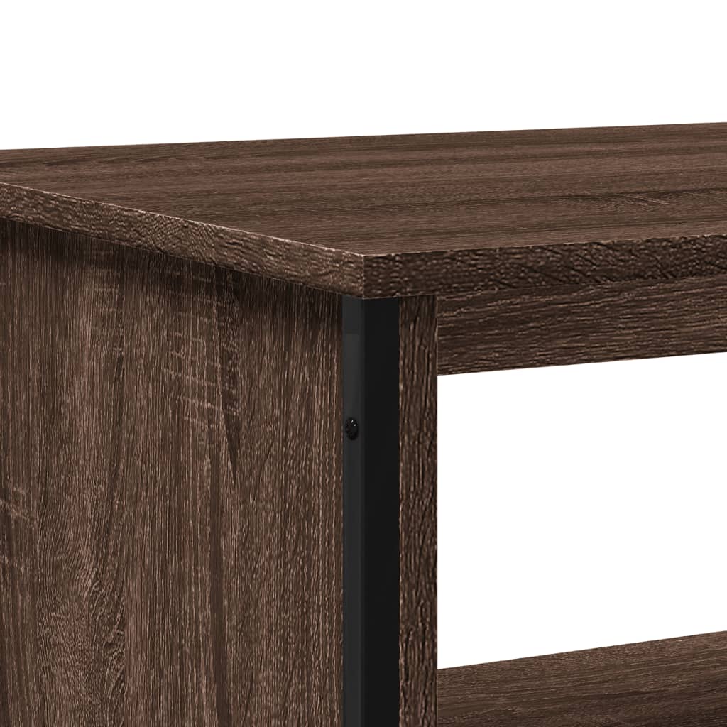 Salontafel 100x51x40 cm bewerkt hout bruin eikenkleur