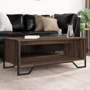 Salontafel 100x51x40 cm bewerkt hout bruin