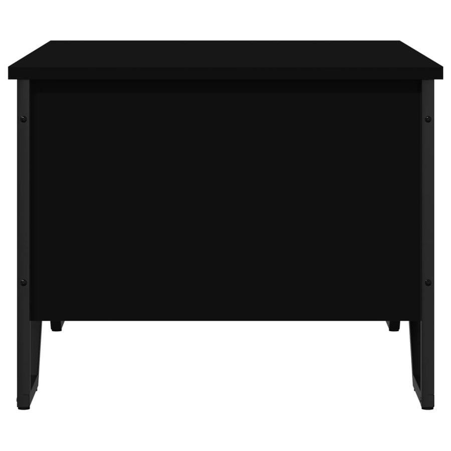 Salontafel 75x51x40 cm bewerkt hout zwart