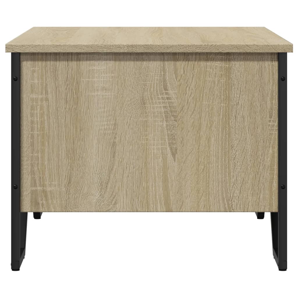Salontafel 75x51x40 cm bewerkt hout sonoma eikenkleurig