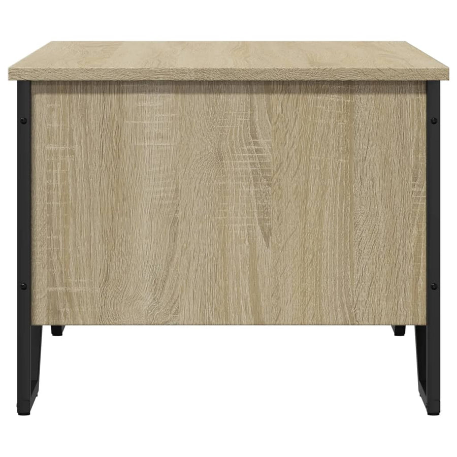 Salontafel 75x51x40 cm bewerkt hout sonoma eikenkleurig