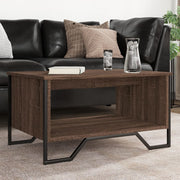 Salontafel 75x51x40 cm bewerkt hout bruin