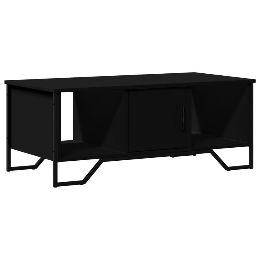 Salontafel 100x51x40 cm bewerkt hout zwart