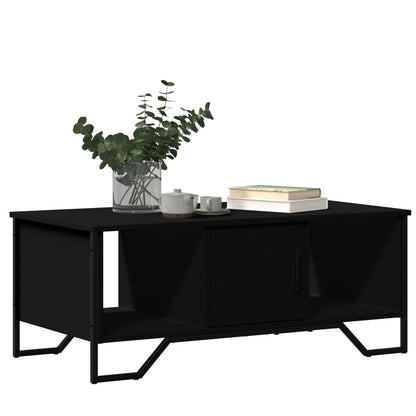 Salontafel 100x51x40 cm bewerkt hout zwart