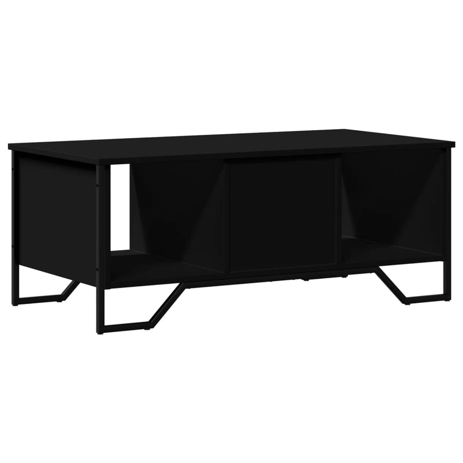 Salontafel 100x51x40 cm bewerkt hout zwart
