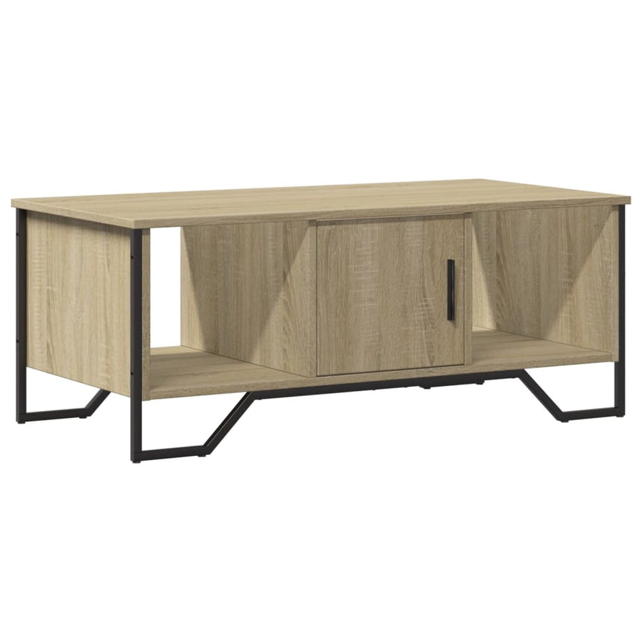 Salontafel 100x51x40 cm bewerkt hout sonoma eikenkleurig