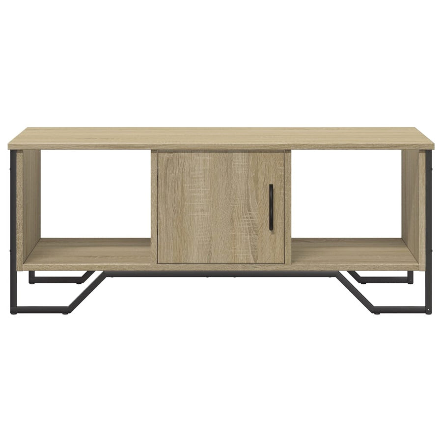 Salontafel 100x51x40 cm bewerkt hout sonoma eikenkleurig