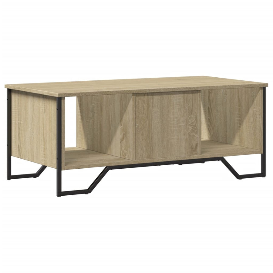 Salontafel 100x51x40 cm bewerkt hout sonoma eikenkleurig