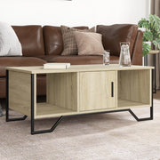 Salontafel 100x51x40 cm bewerkt hout sonoma eiken