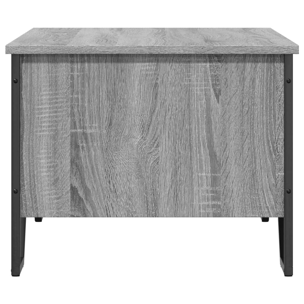Salontafel 100x51x40 cm bewerkt hout grijs sonoma