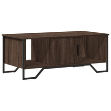 Salontafel 100x51x40 cm bewerkt hout bruin eikenkleur