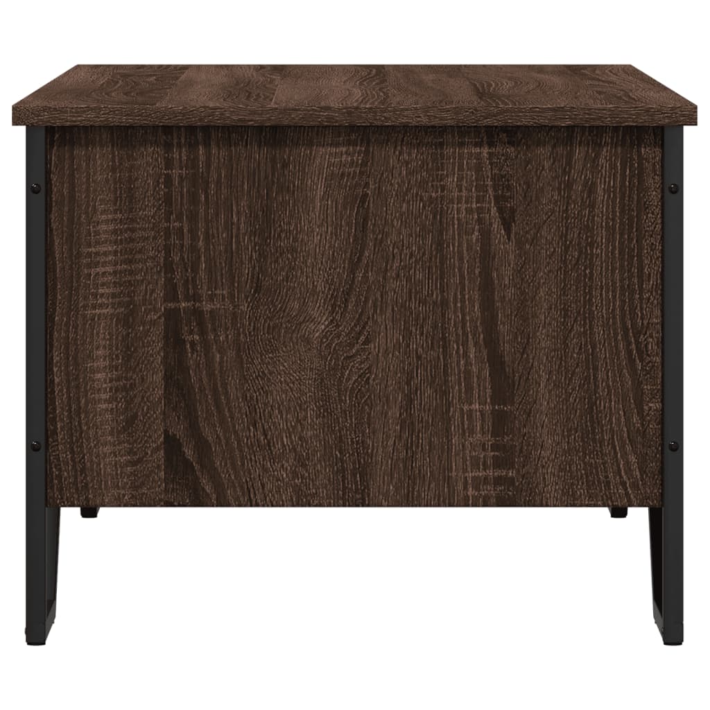 Salontafel 100x51x40 cm bewerkt hout bruin eikenkleur