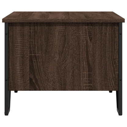 Salontafel 100x51x40 cm bewerkt hout bruin eikenkleur
