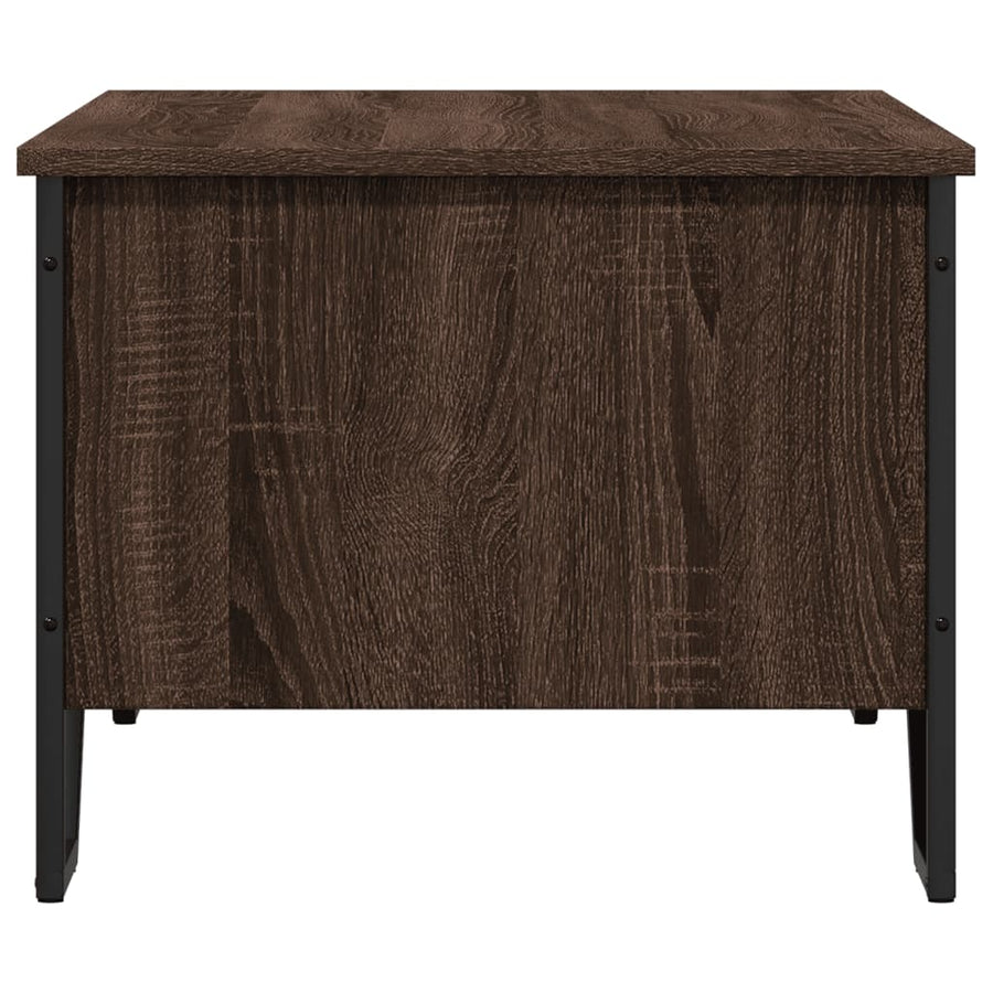 Salontafel 100x51x40 cm bewerkt hout bruin eikenkleur
