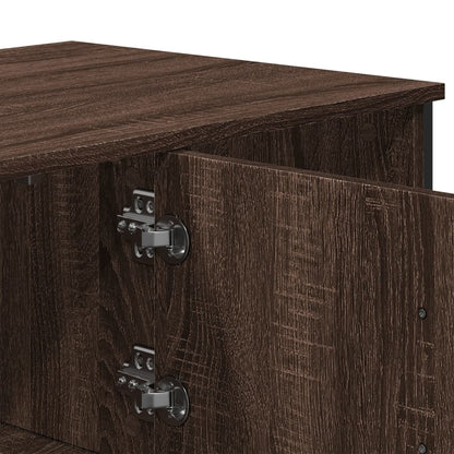 Salontafel 100x51x40 cm bewerkt hout bruin eikenkleur