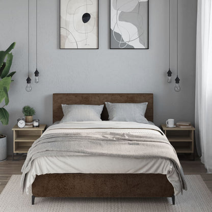 Nachtkastjes 2 st 40x30x40 cm bewerkt hout sonoma eikenkleurig