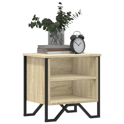 Nachtkastjes 2 st 40x30x40 cm bewerkt hout sonoma eikenkleurig