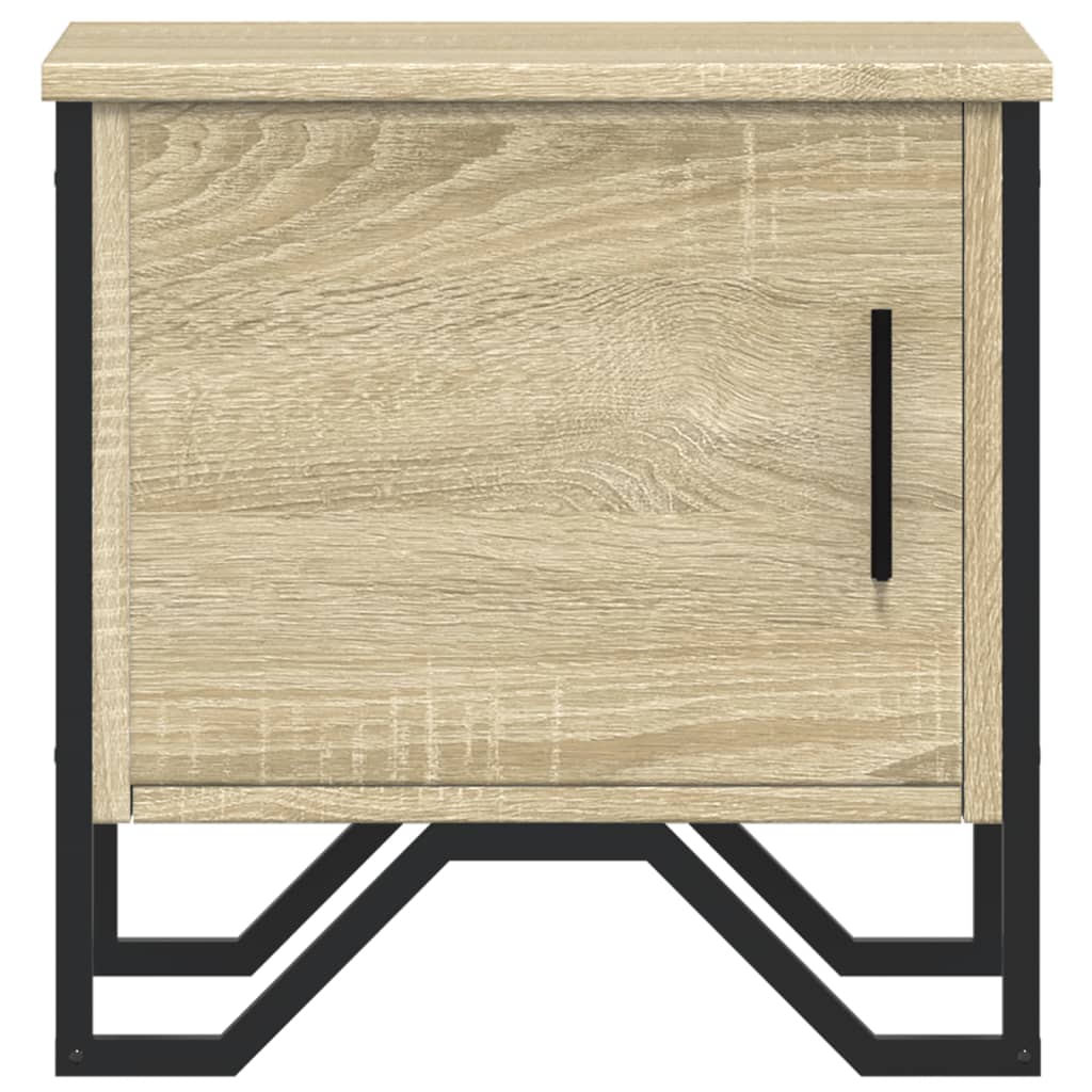 Nachtkastjes 2 st 40x30x40 cm spaanplaat sonoma eikenkleurig