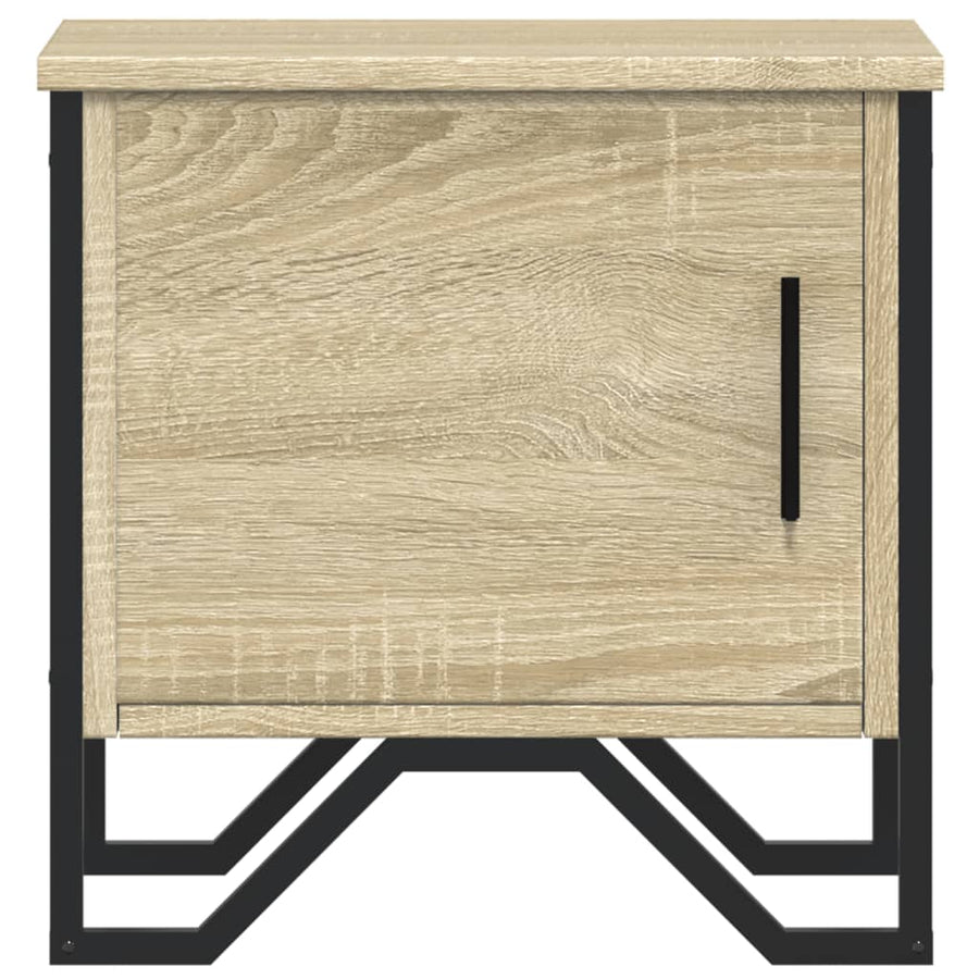 Nachtkastjes 2 st 40x30x40 cm spaanplaat sonoma eikenkleurig