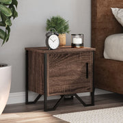 Nachtkastjes 2 st 40x30x40 cm bewerkt hout bruin